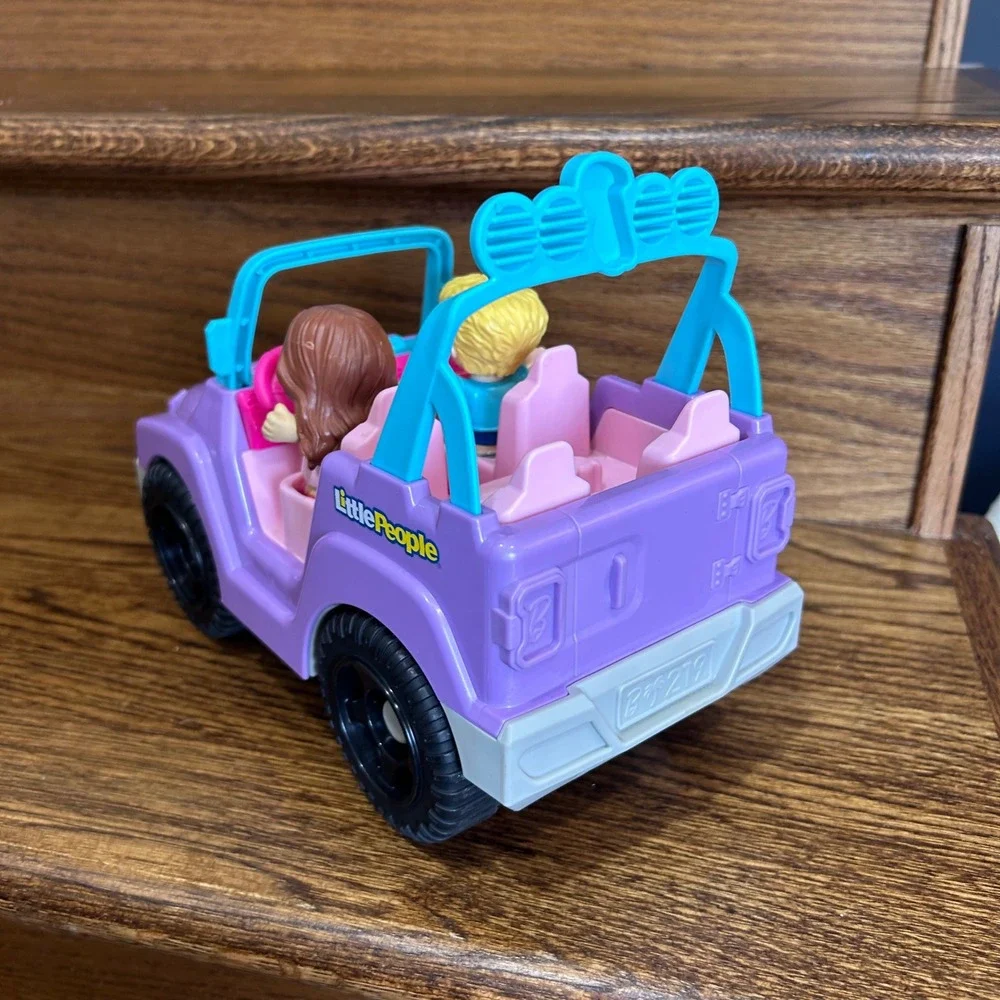 Fisher-Price Little People‎ Barbie Beach Cruiser Kids Purple Jeep HJW77 sounds
